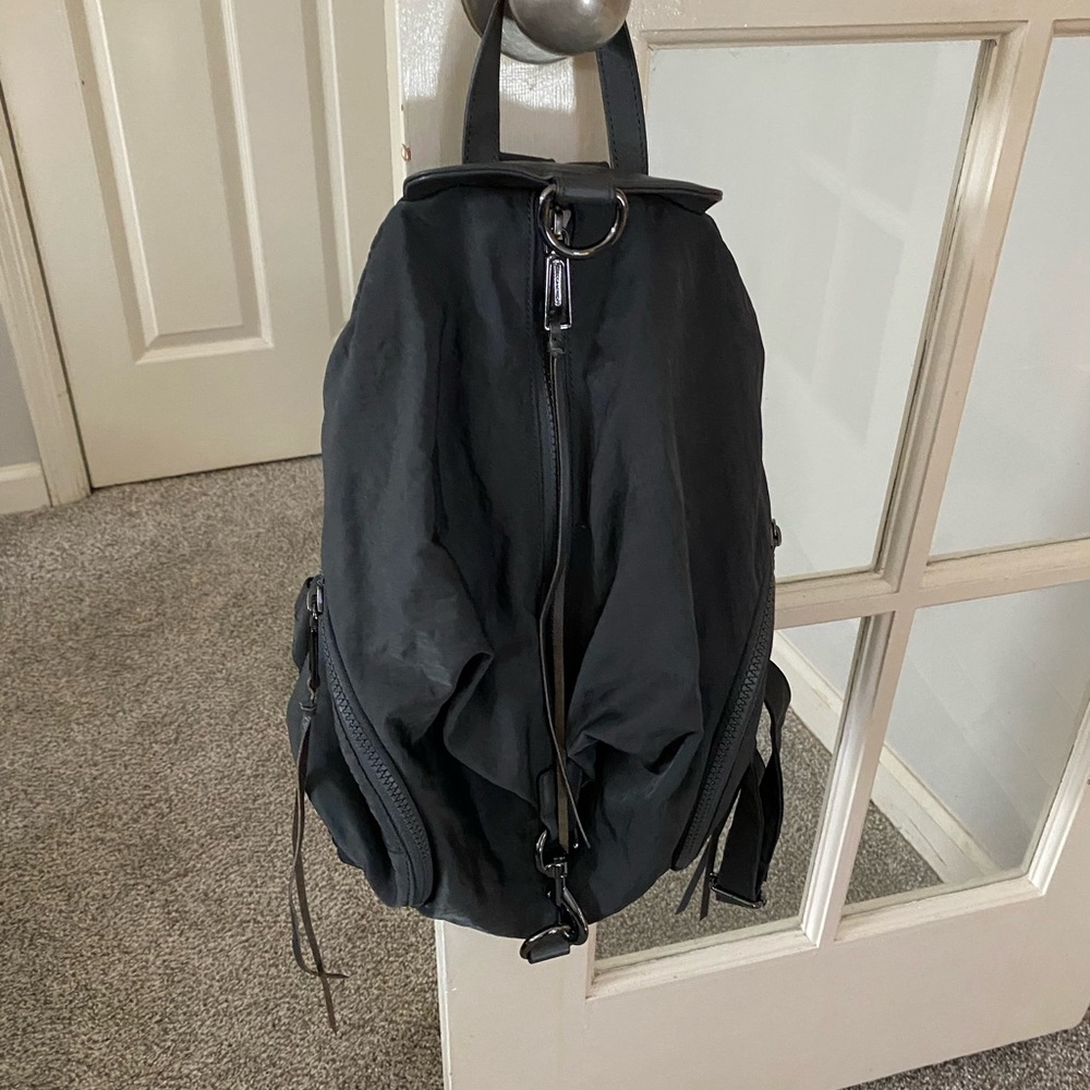 Rebecca Minkoff Julian Backpack in Nylon Gray